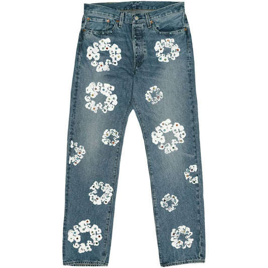 Denim Tears x Levi's 501 Cotton Rhinestone Wreath Jeans