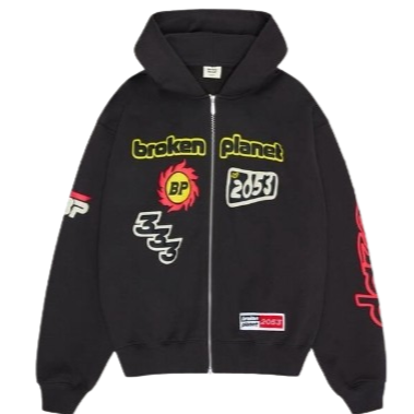 Broken Planet Performance Zip Up Hoodie