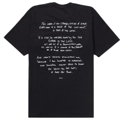 Supreme Corteiz Rules The World Tee Black