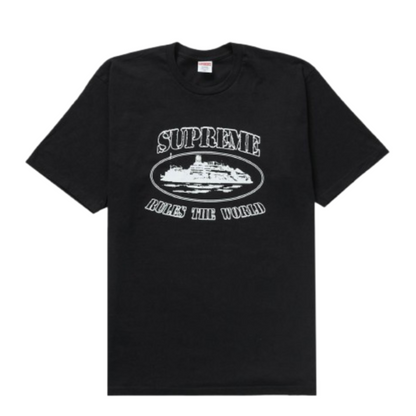 Supreme Corteiz Rules The World Tee Black