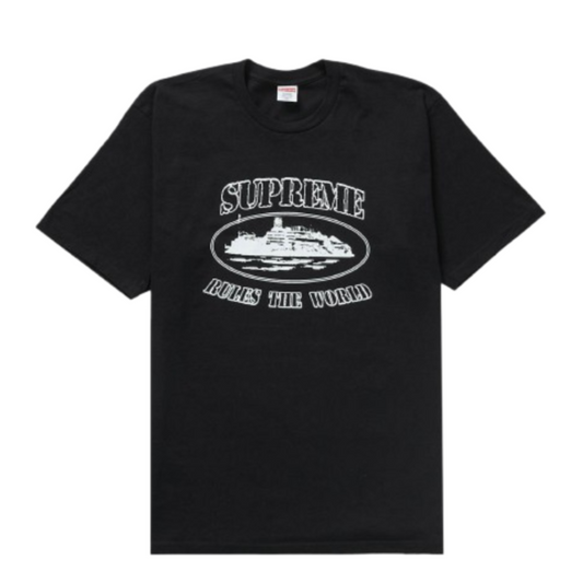 Supreme Corteiz Rules The World Tee Black