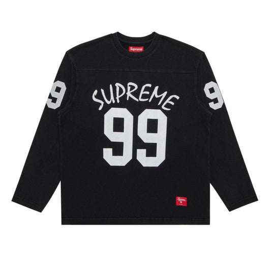 Supreme 99 Long-Sleeve Football Top ‘Black’ (2024)